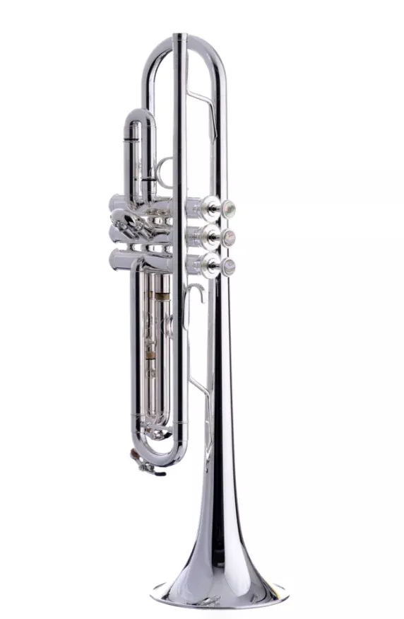 SCHAGERL MEISTER SERIES 1961 TRUMPET B2N - SILVER PLATE