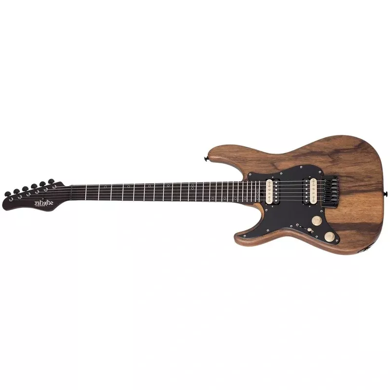Schecter Sun Valley Super Shredder Exotic Hardtail Black Limba Left-Handed Black Limba 1271-SHC