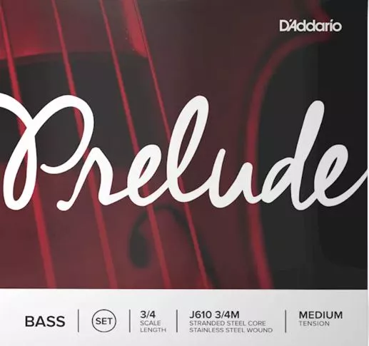Set cuerdas D'Addario Prelude, contrabajo 3/4