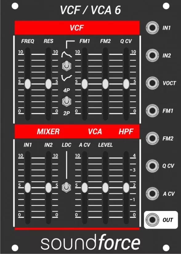 SOUNDFORCE VCF-VCA 6 GREY