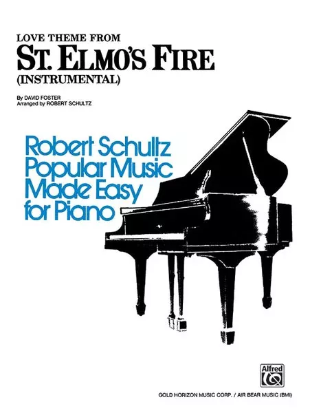 St. Elmo's Fire, Love Theme from (Instrumental): Piano Sheet