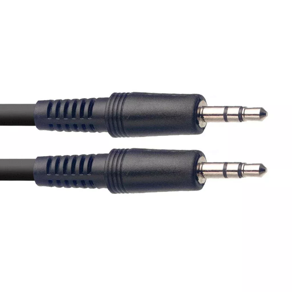 Stagg SAC2MPSMPSB – 2m Mini Jack to Mini Jack Audio Cable