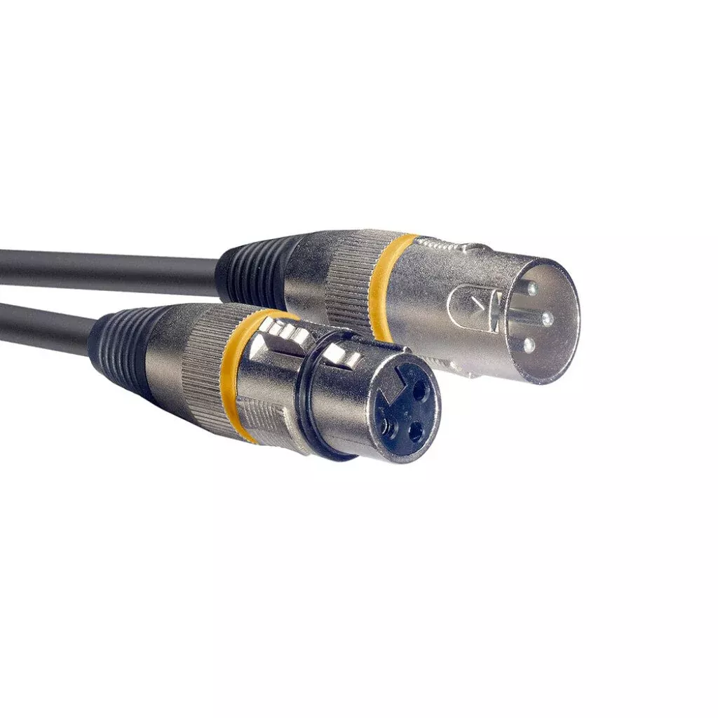 Stagg SMC1 Microphone Cable – 1m Balanced XLR with various coloured ID Rings
