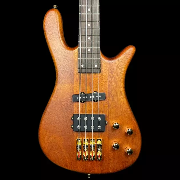 SX SWB1 Active Bass Guitar in Natural