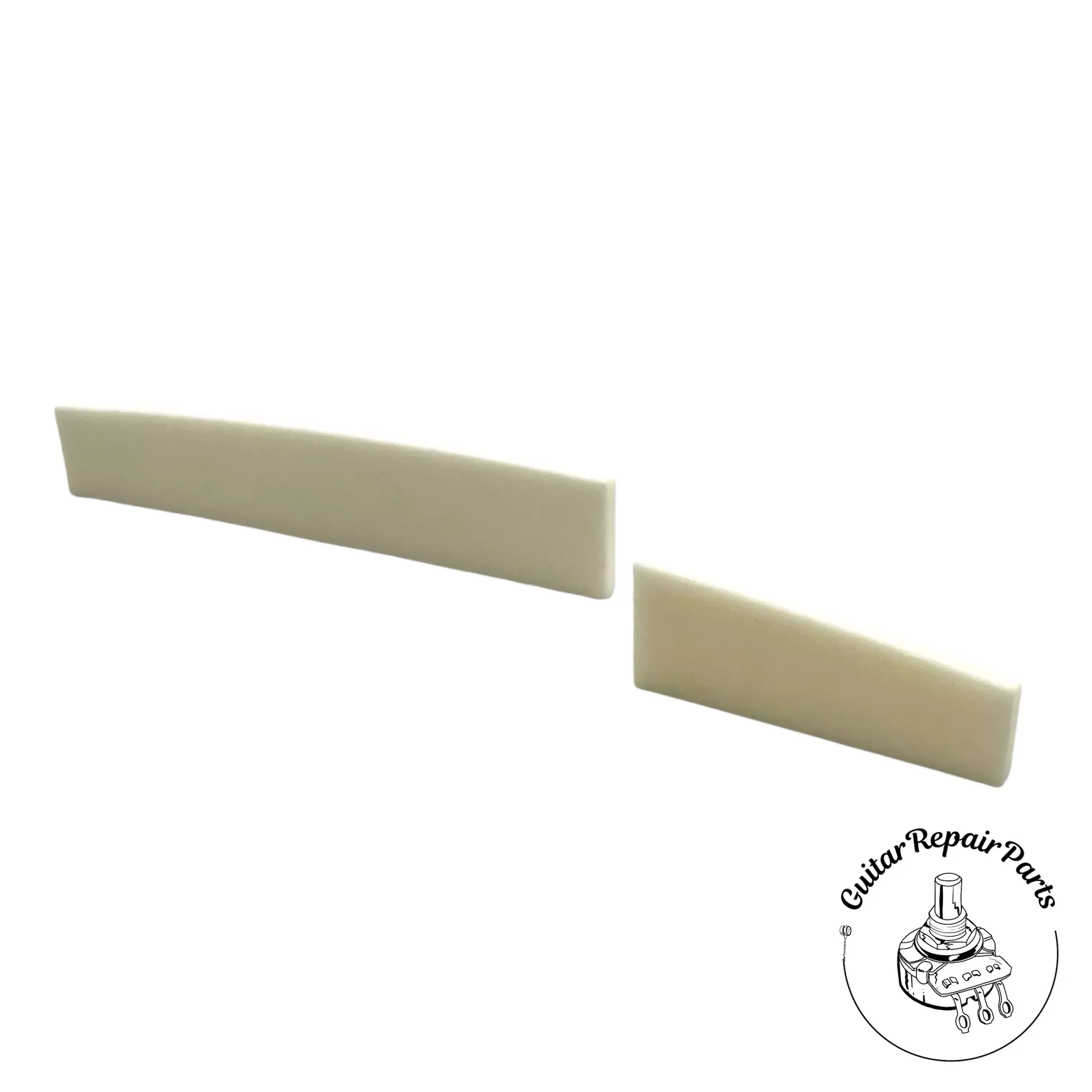 Takamine TP0709AELH Split Dual Saddle For Pro Series Guitars, Left-Hand – Bone
