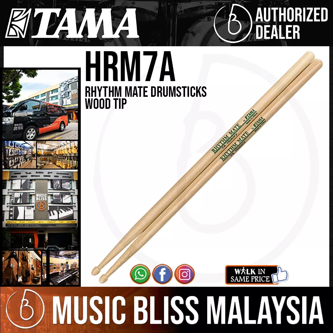Tama Rhythm Mate Drumsticks 7A Wood Tip