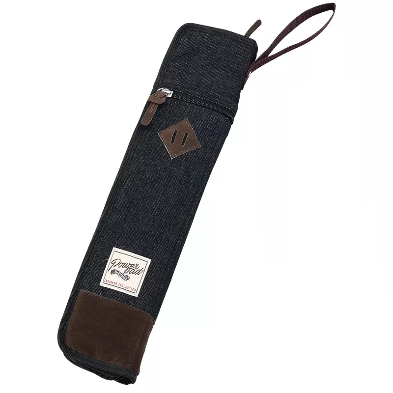 TAMA TSB12DBK Powerpad Designer Stick Bag, Black Denim