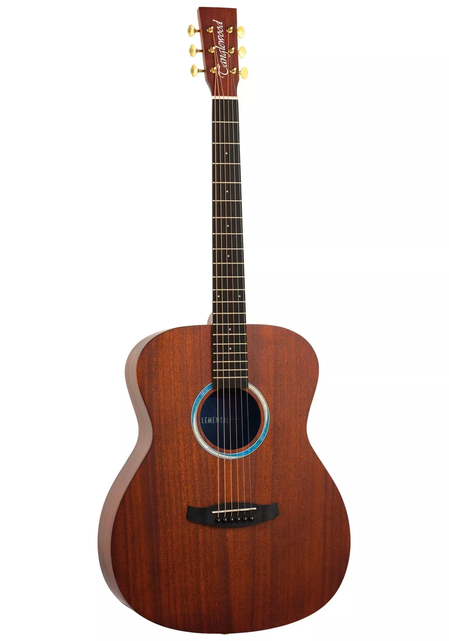Tanglewood TE3BL Elemental Orchestra Acoustic Guitar – Solid Mahogany, Natural Satin (TE3BL)