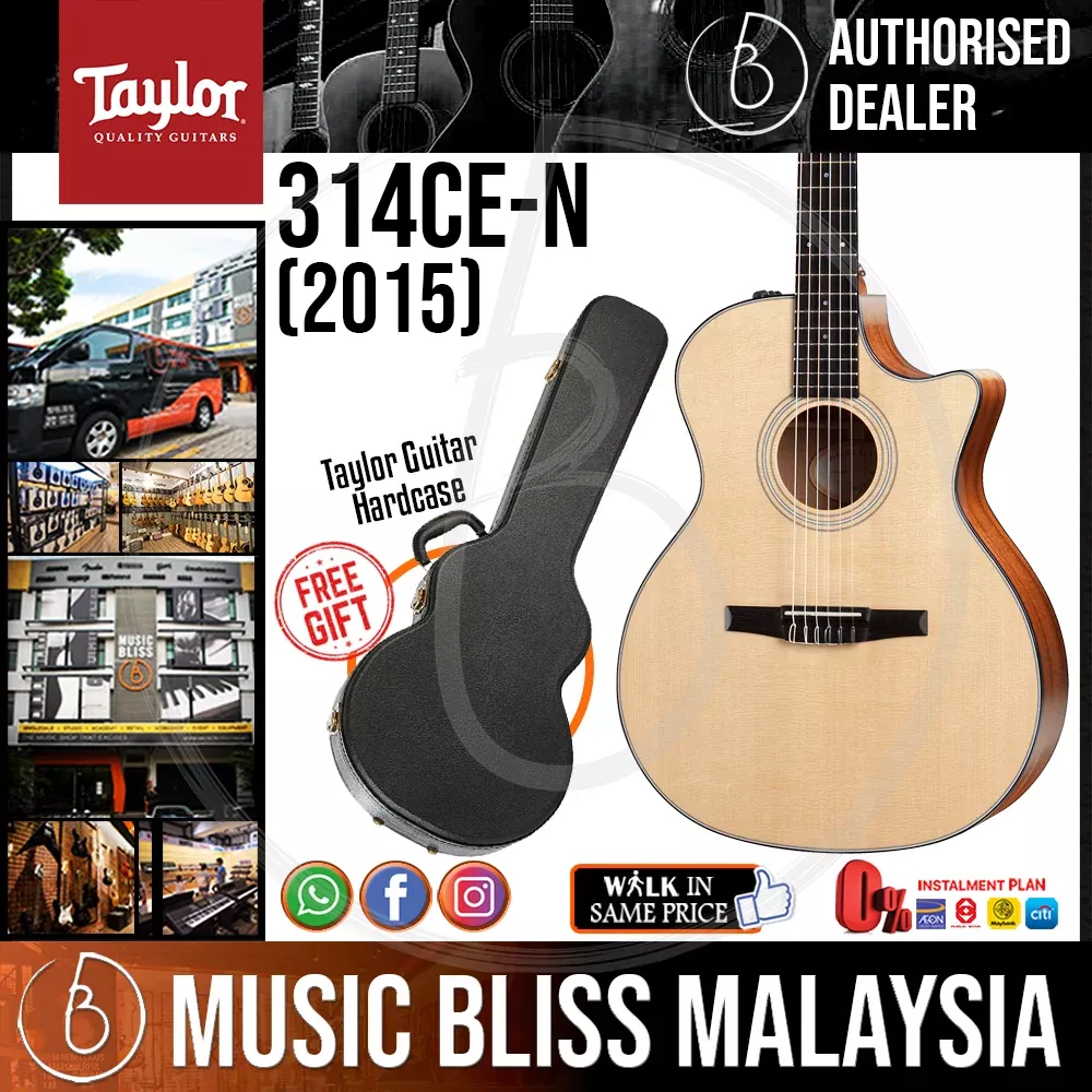 Taylor 314ce-N – Sapele back and sides with Hardcase