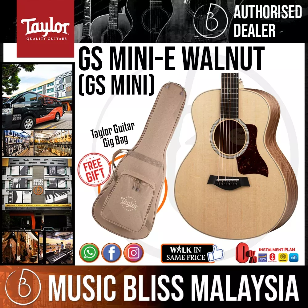 Taylor GS Mini-e Walnut – Natural with Bag