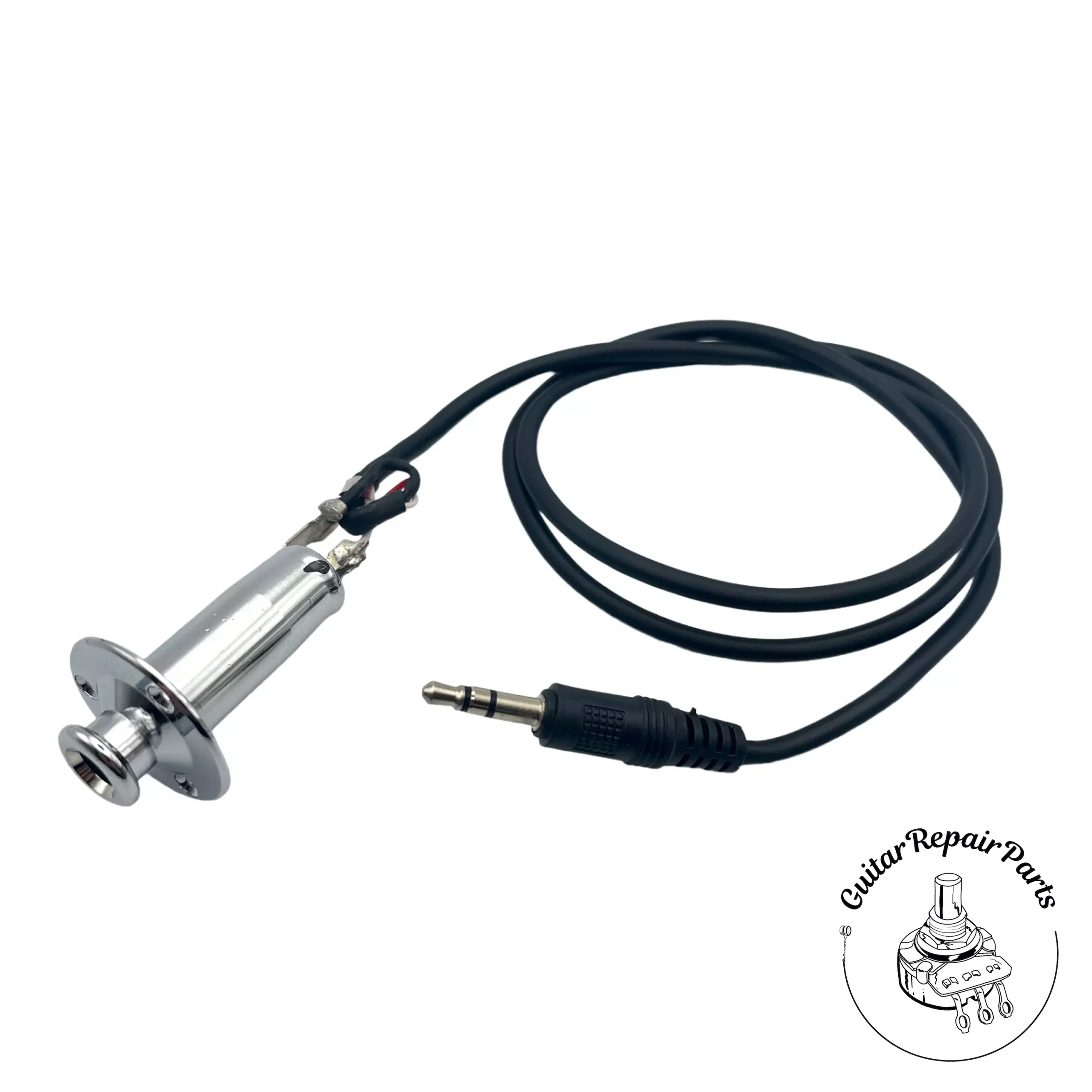 Taylor Guitars 84814 Prewired Endpin Jack Assembly 25″ For ESB System – Chrome