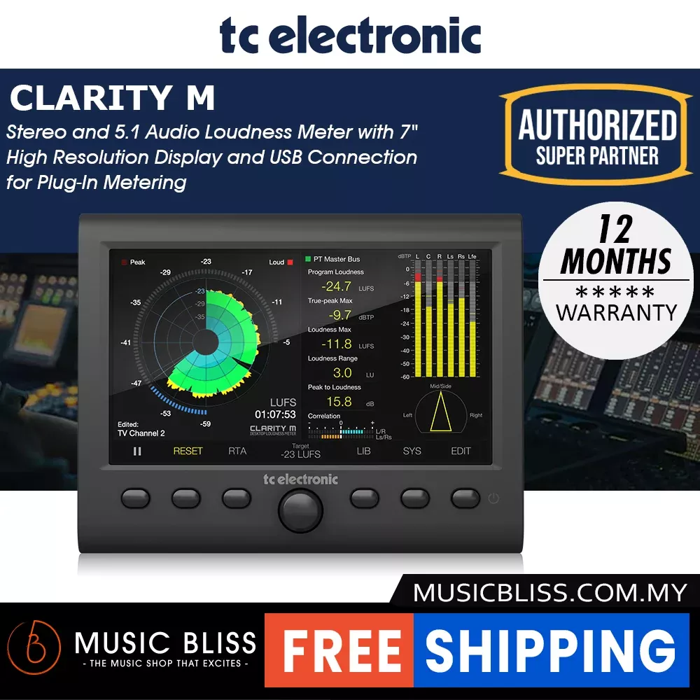 TC Electronic Clarity M Loudness Meter