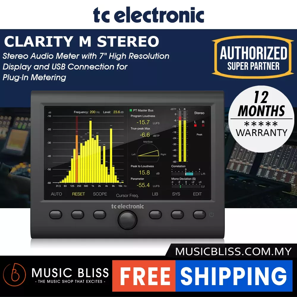 TC Electronic Clarity M Stereo Loudness Meter