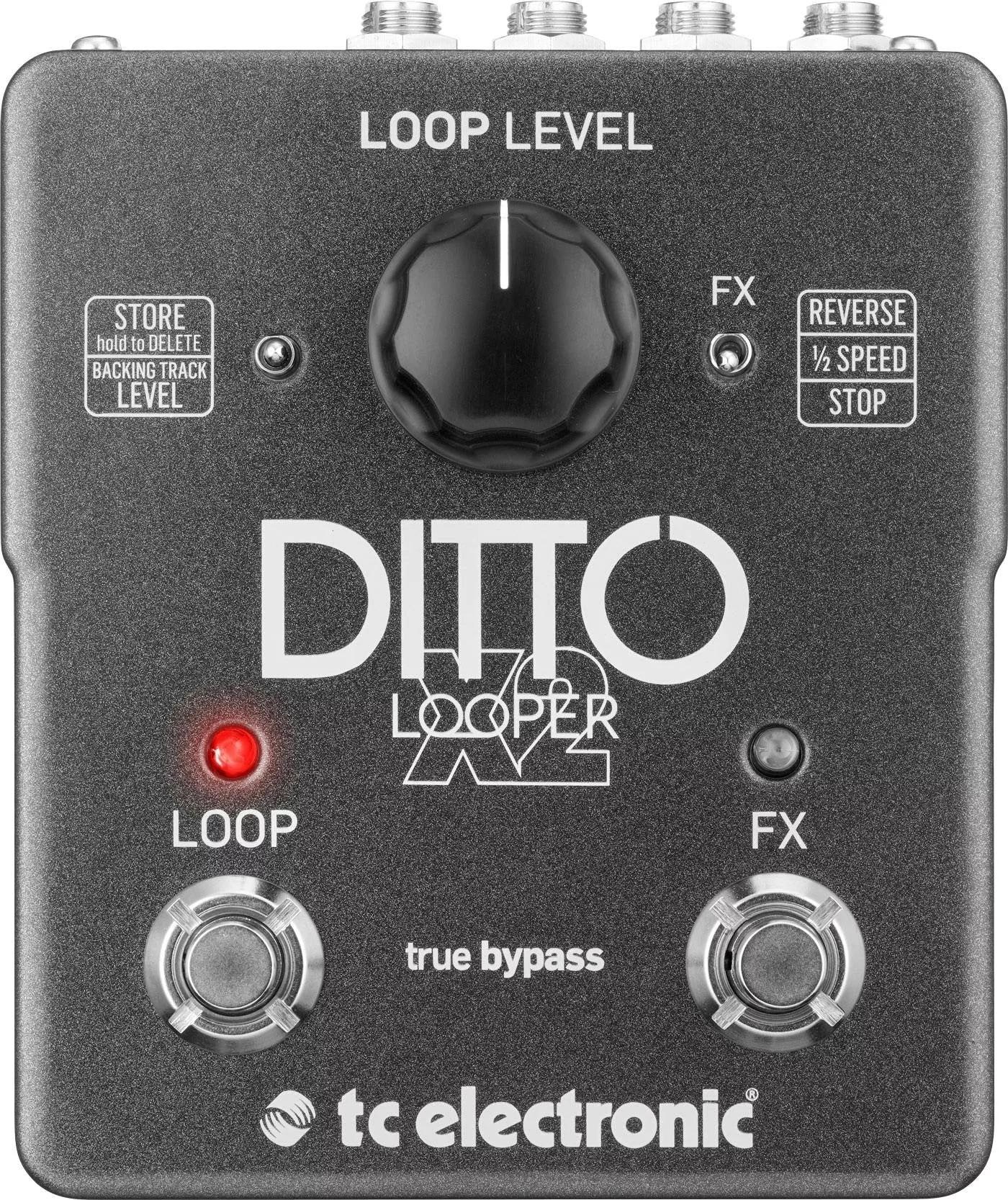 TC Electronic Ditto X2 – Stereo Looper with Stop Switch, Reverse & ½-Speed (24-bit)