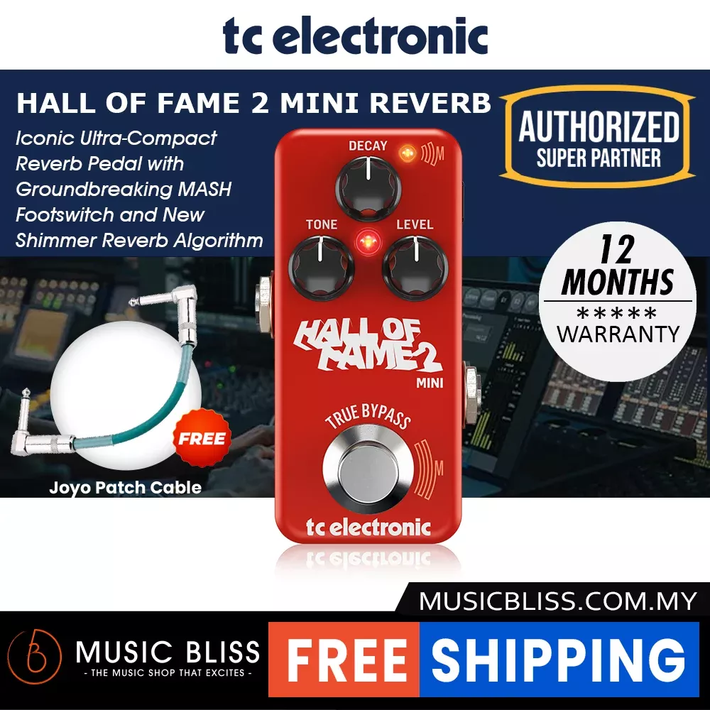 TC Electronic Hall Of Fame 2 Mini Reverb Pedal
