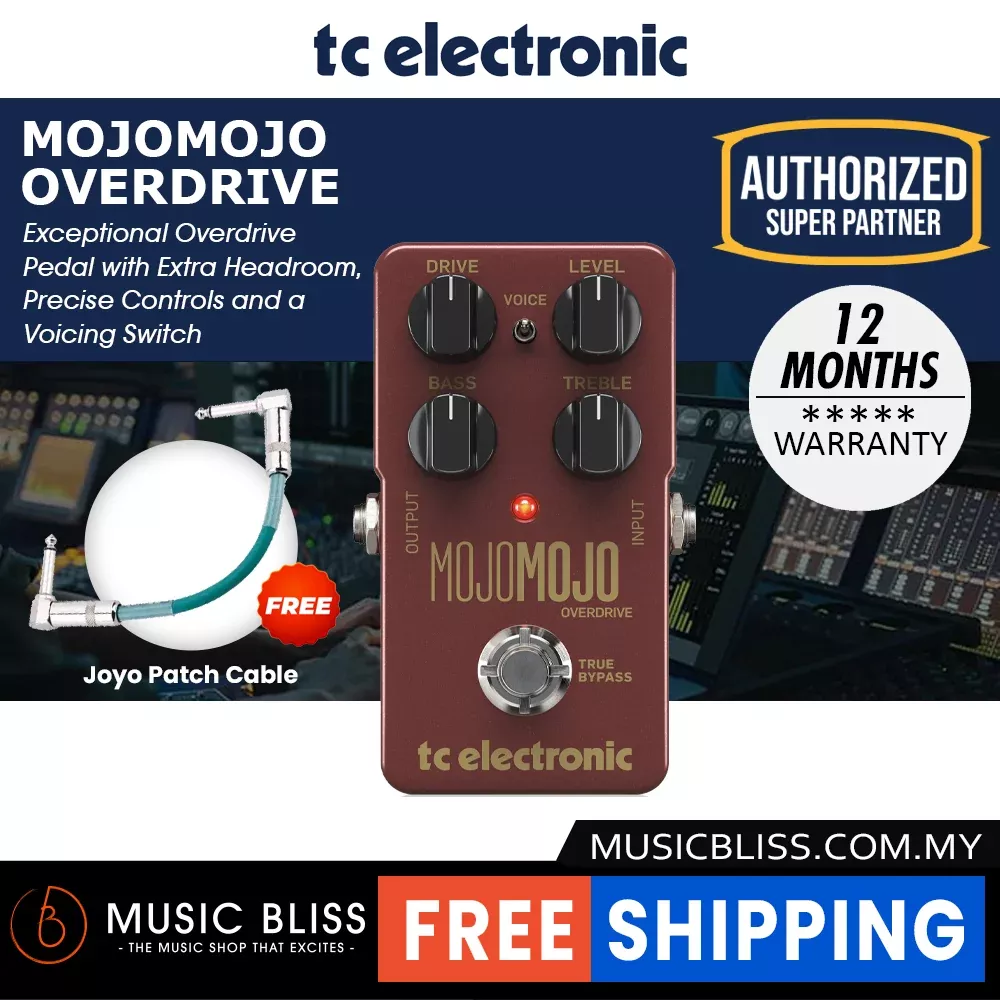 TC Electronic MojoMojo Overdrive Guitar Effects Pedal