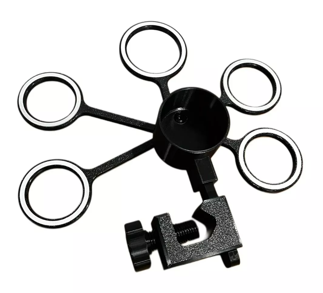 Tech Tone Mute and cup holder with music stand attachment