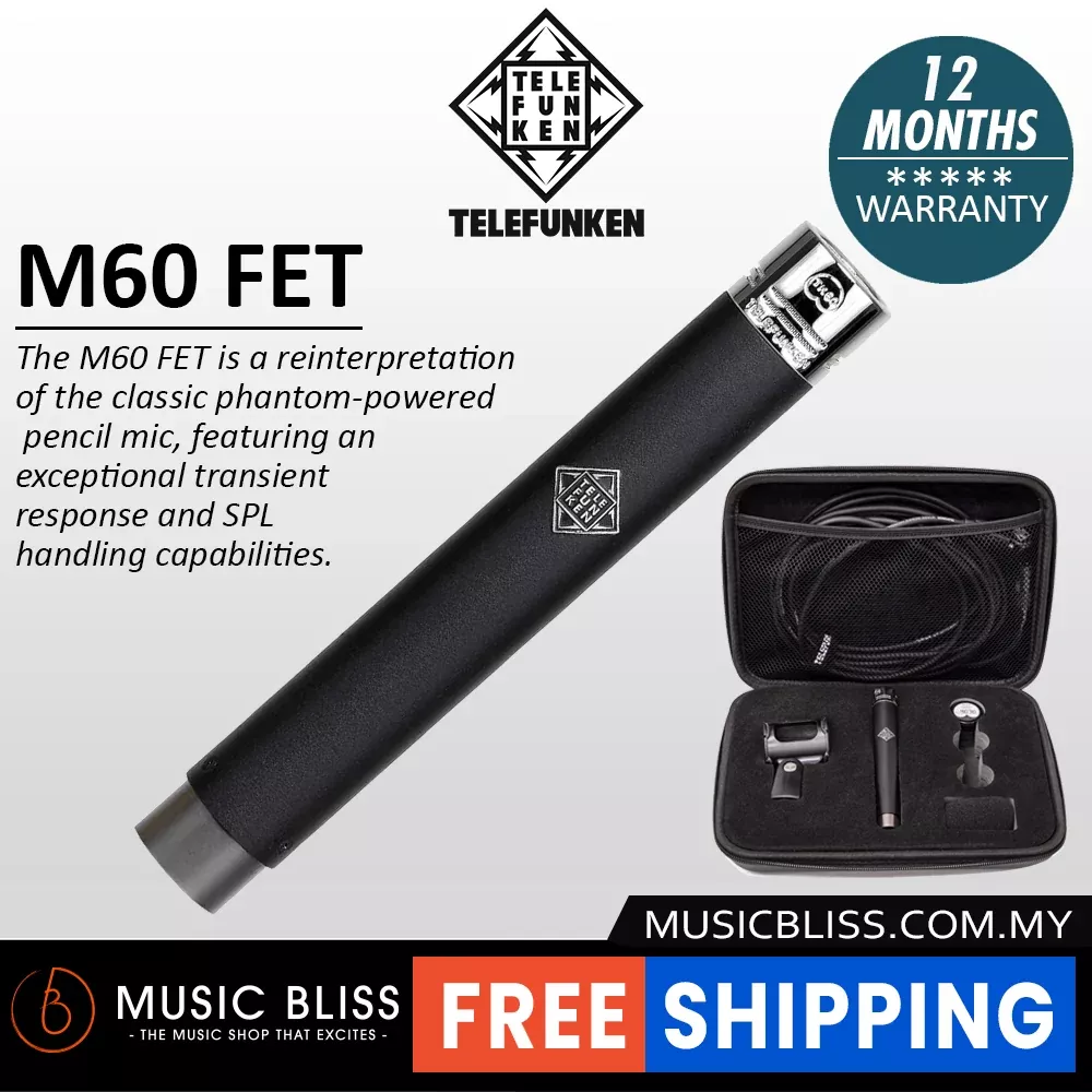 Telefunken M60 FET Cardioid Small-diaphragm Condenser Microphone