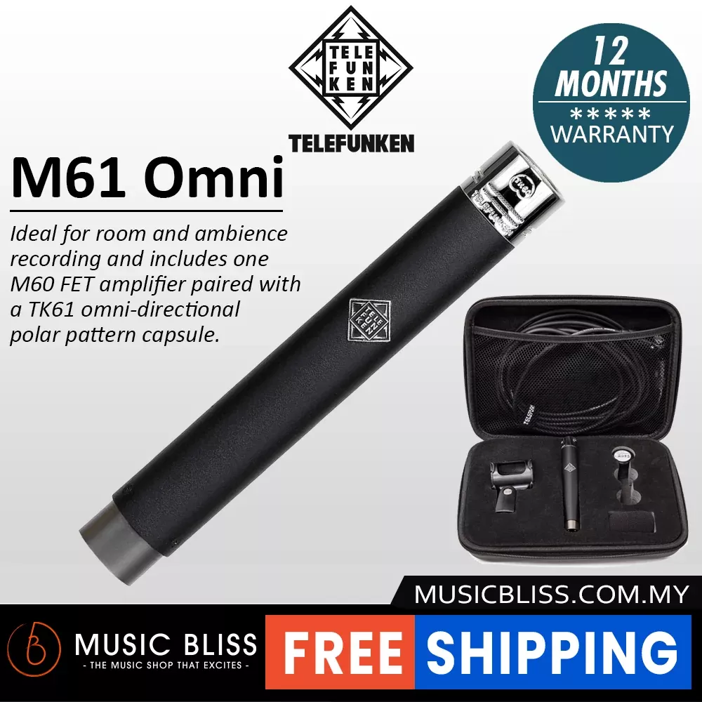 Telefunken M61 FET Omnidirectional Small-diaphragm Condenser Microphone