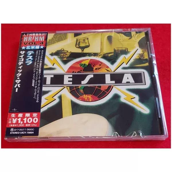 Tesla - Psychotic Supper - Japan CD - UICY-79804