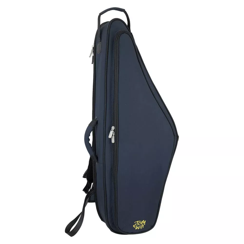 Tom & Will Tenor Sax Gig Bag – Blue with Plush Blue Interior & Backpack Straps (36TS-387)