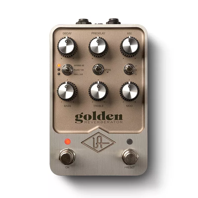 Universal Audio Golden Reverberator Stereo Effects Pedal