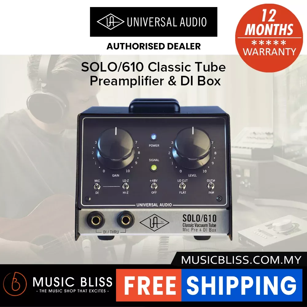 Universal Audio SOLO/610 Tube Desktop Microphone Preamp