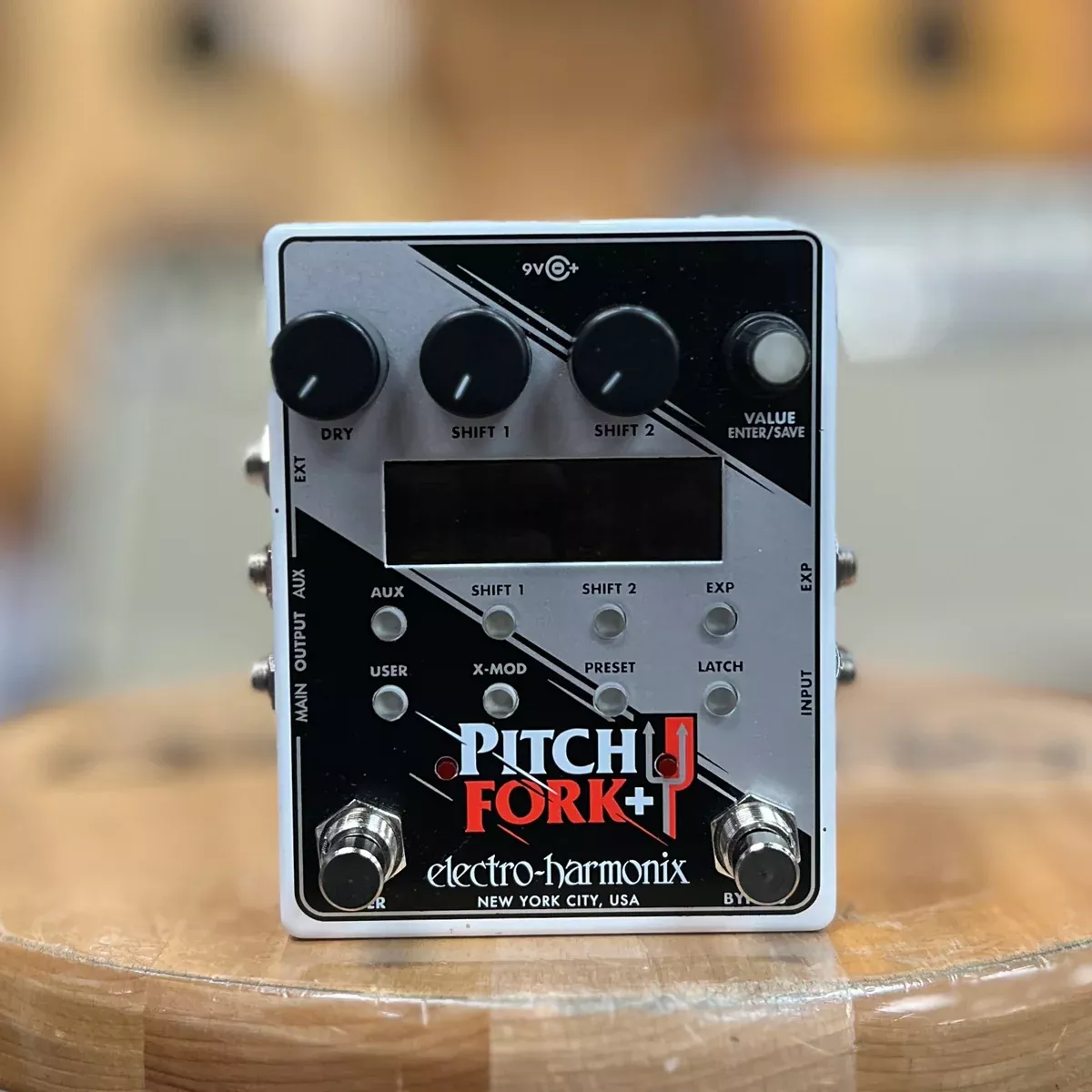 USED Electro-Harmonix Pitch Fork + Polyphonic Pitch Shifter Pedal