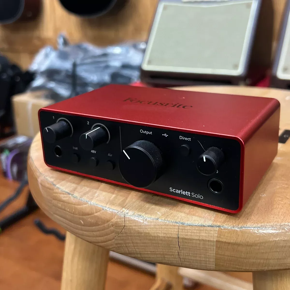 USED Focusrite Scarlett Solo Gen 4 USB-C Audio Interface