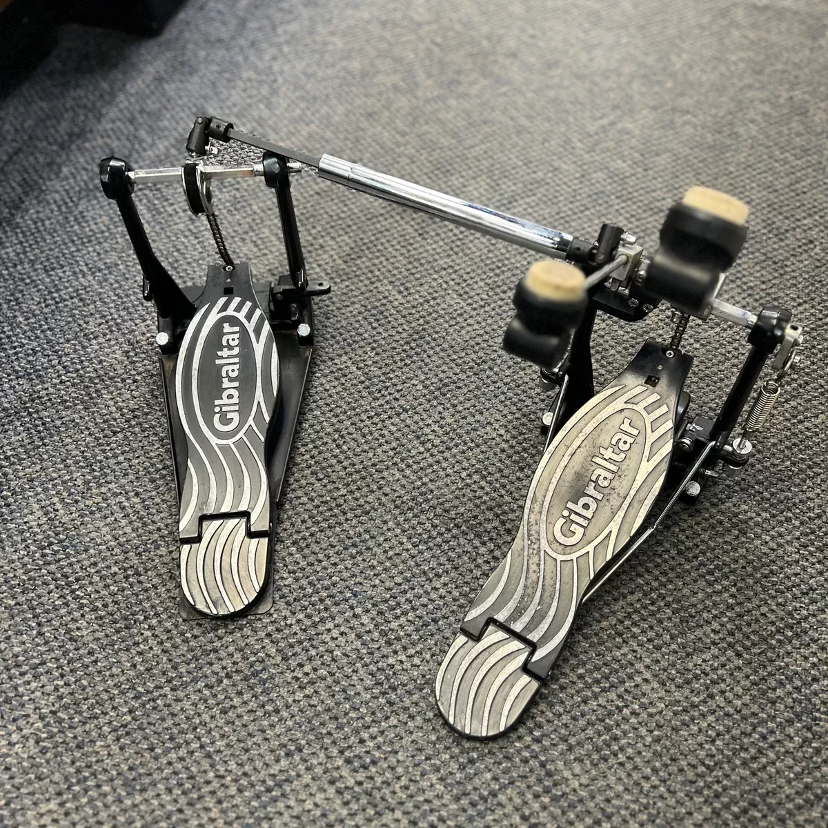 USED Gibraltar 4000 Series Double Bass Drum Pedal