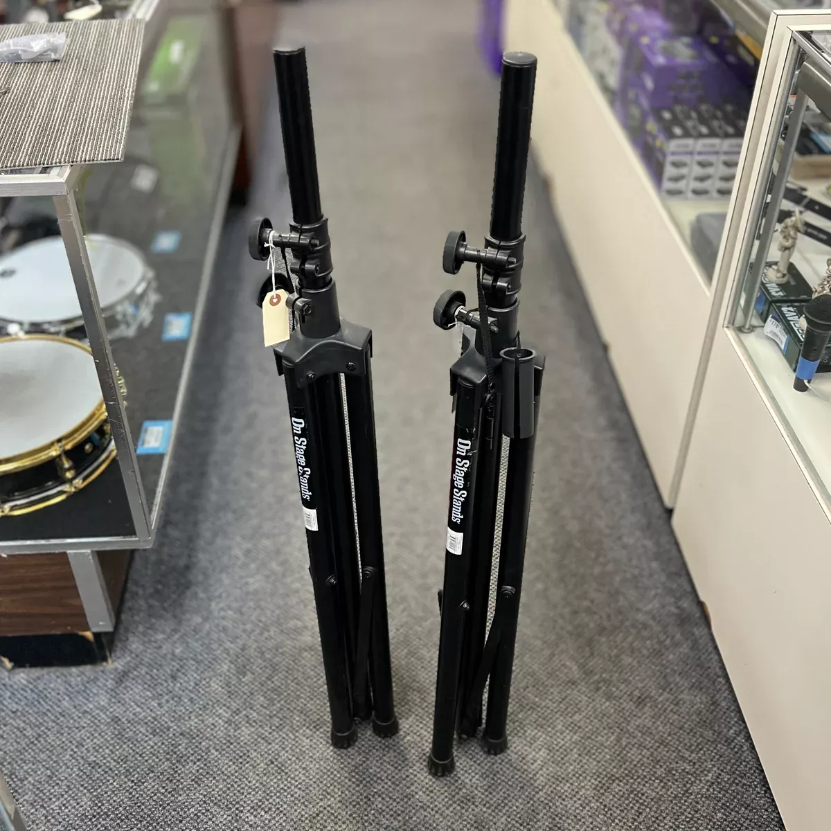 USED On-Stage Stands SS7730B Classic Speaker Stand – Pair