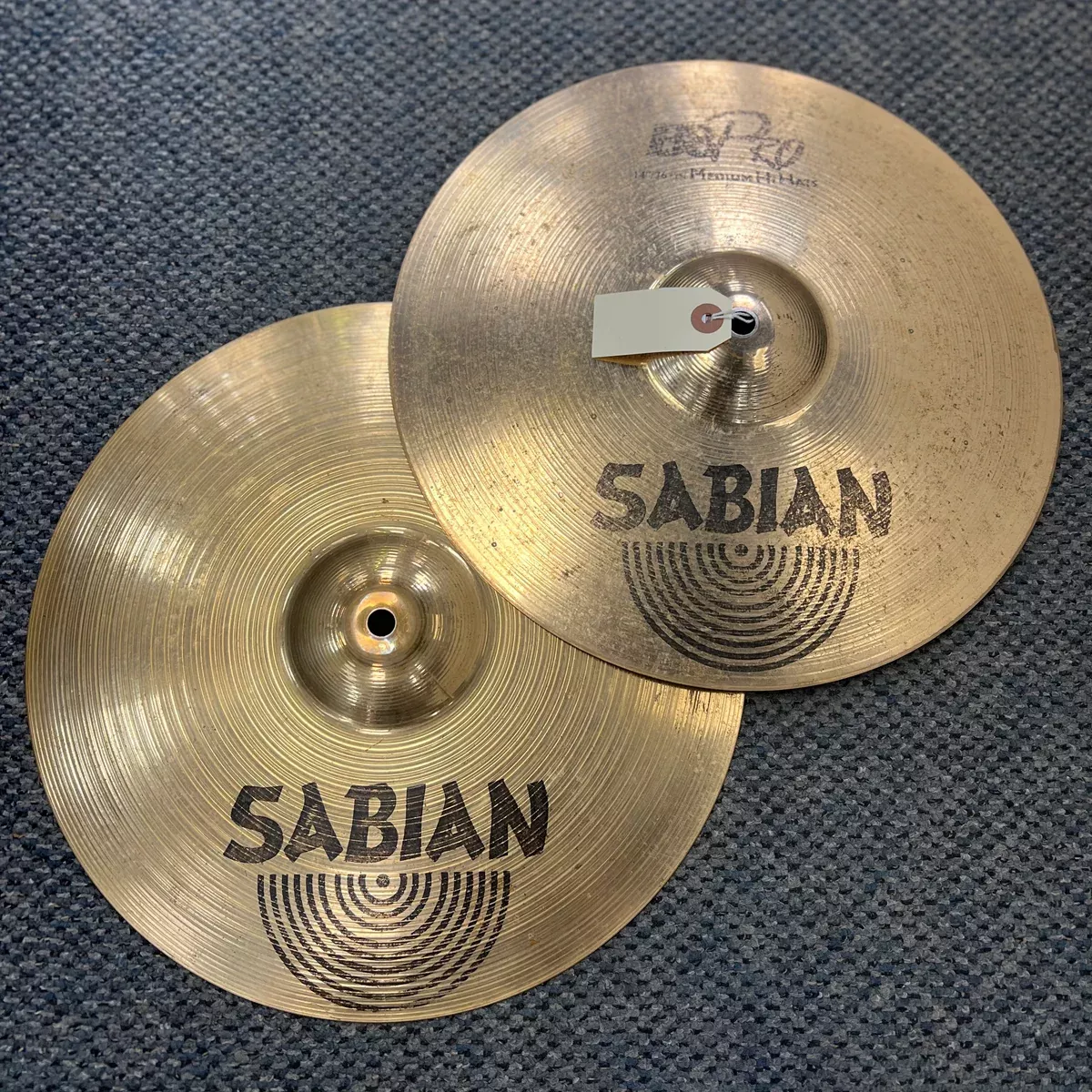 USED Sabian B8 Pro 14″ Hi Hat Cymbals, PAIR