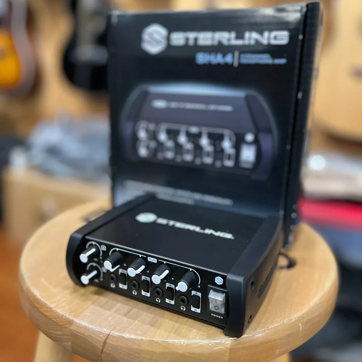 USED Sterling SHA4 4 Ch. Headphone Amp