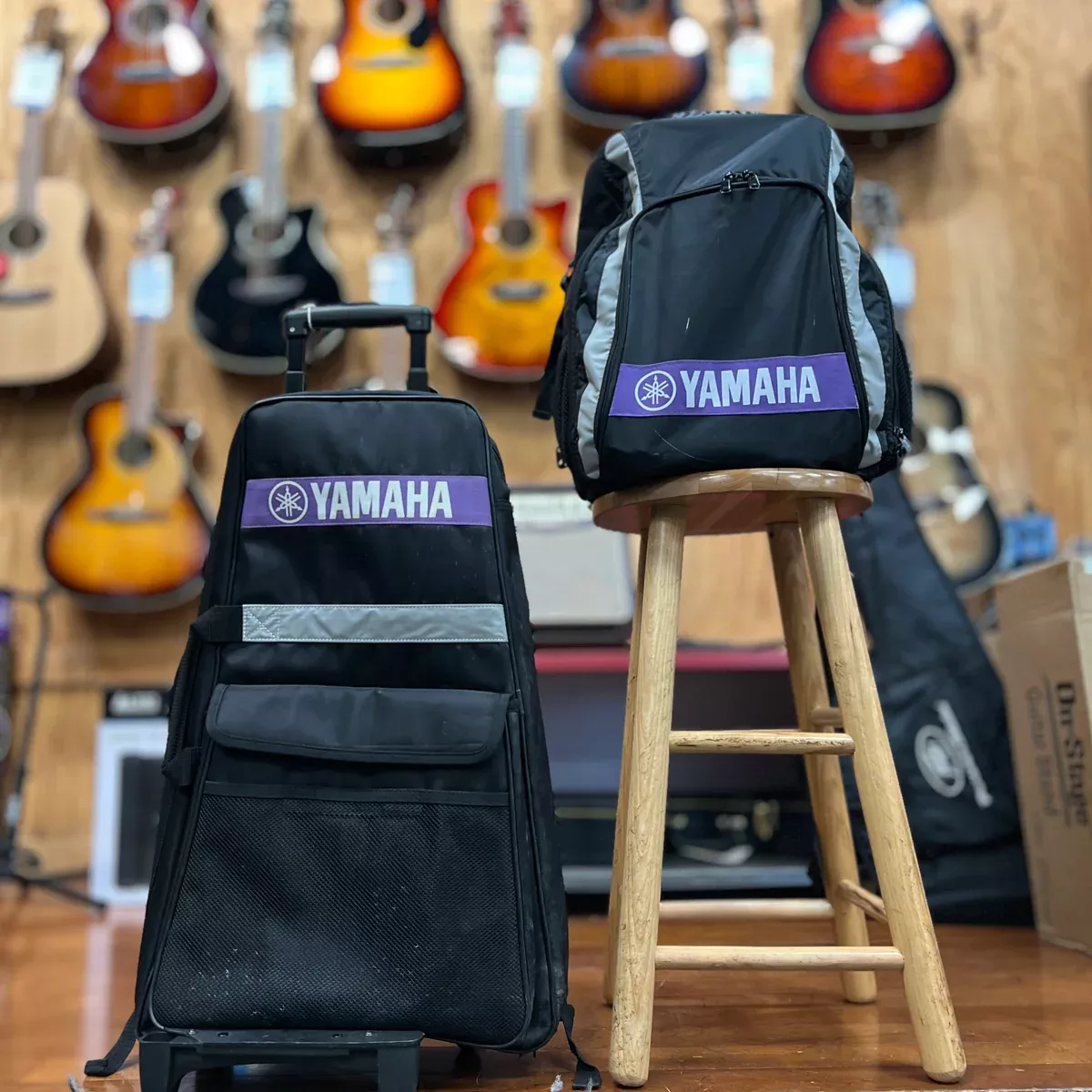 USED Yamaha Snare and Bell Combo Kit with Rolling Case (SCK275R)