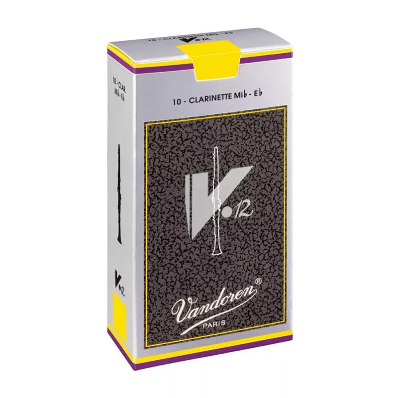 Vandoren V12 Eb Clarinet Reeds – Strength 3.5 Box of 10