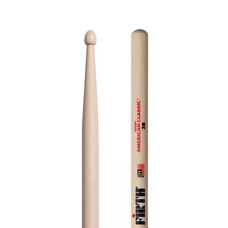 Vic Firth American Classic 2B Drumsticks – Wood Tip