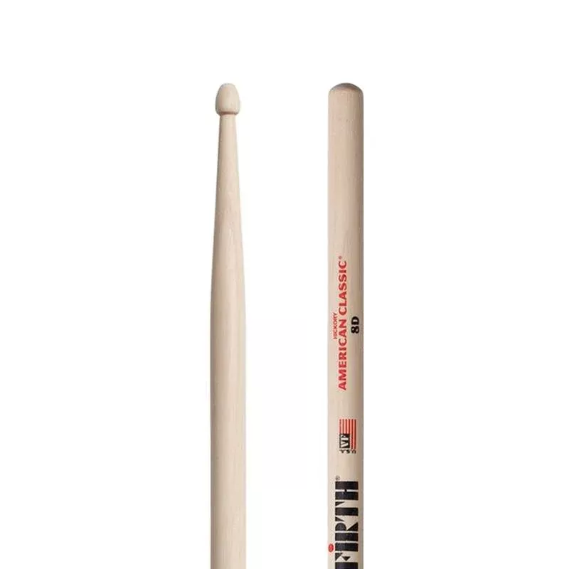 Vic Firth American Classics 8D Drumsticks – Wood Tip