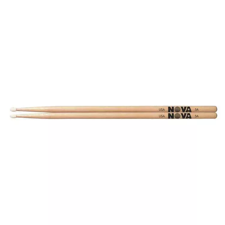 Vic Firth NO5AN Nova 5A Nylon Tip Drum Sticks, Pair