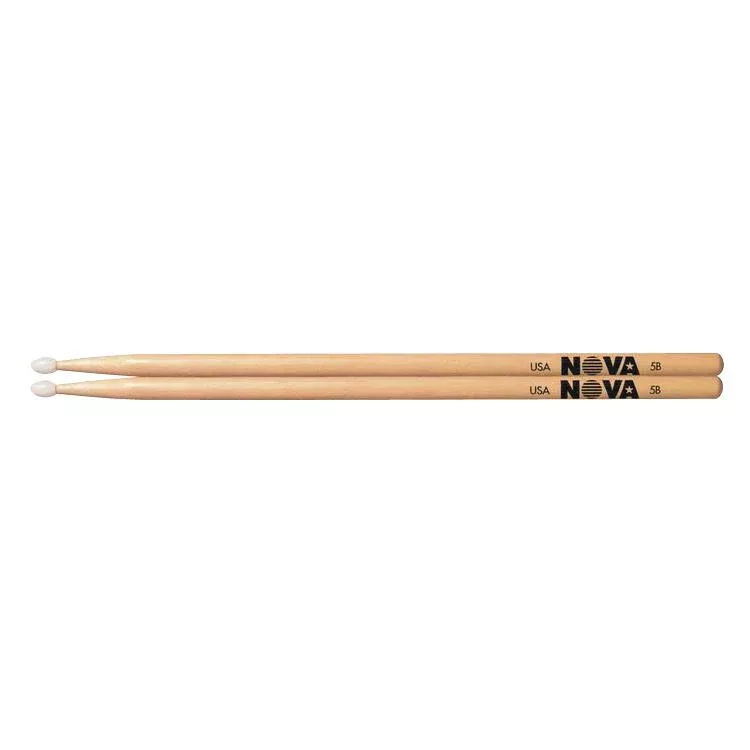 Vic Firth NO5BN Nova 5B Nylon Tip Drum Sticks, Pair