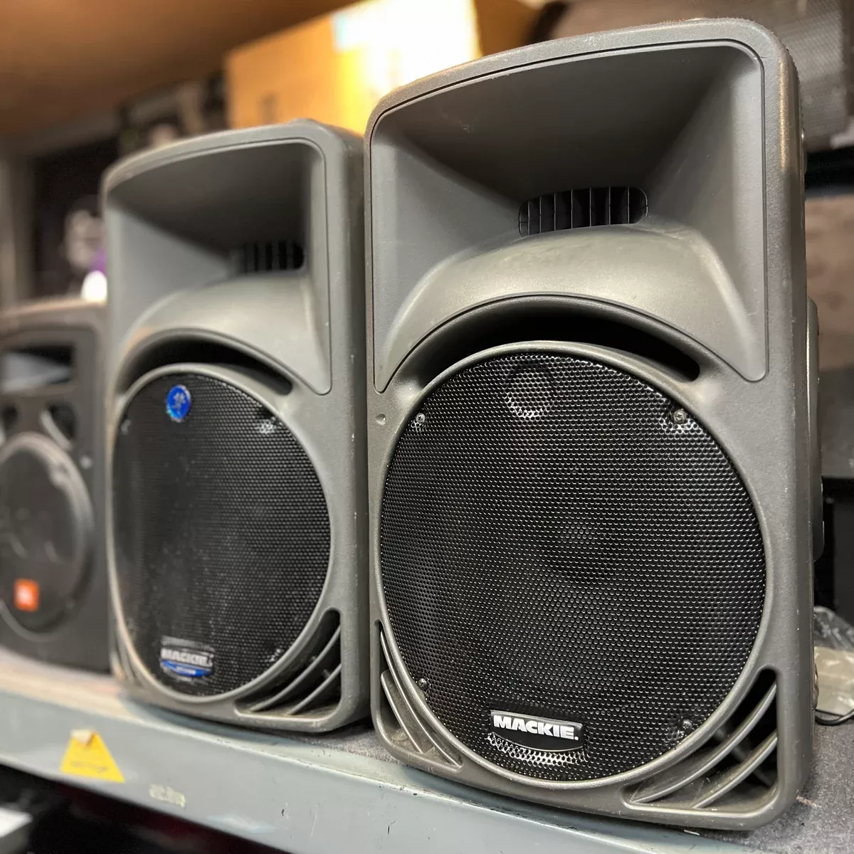 VINTAGE Mackie SRM450 Active Loudspeakers (Pair)