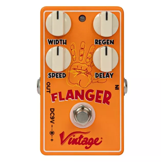 Vintage VFX02 Electric Guitar Flanger Effects Pedal