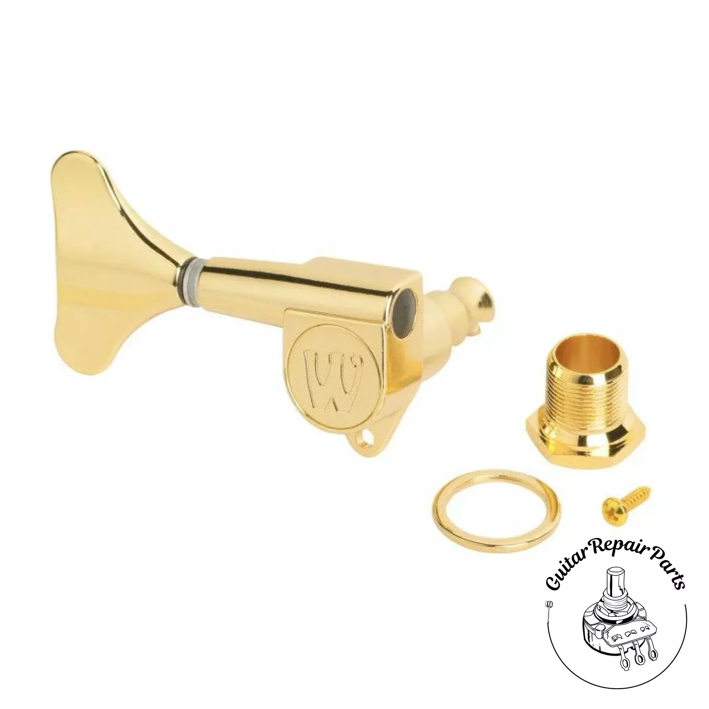 Warwick Bass Tuning Machine Key, Right (Treble Side) - Gold