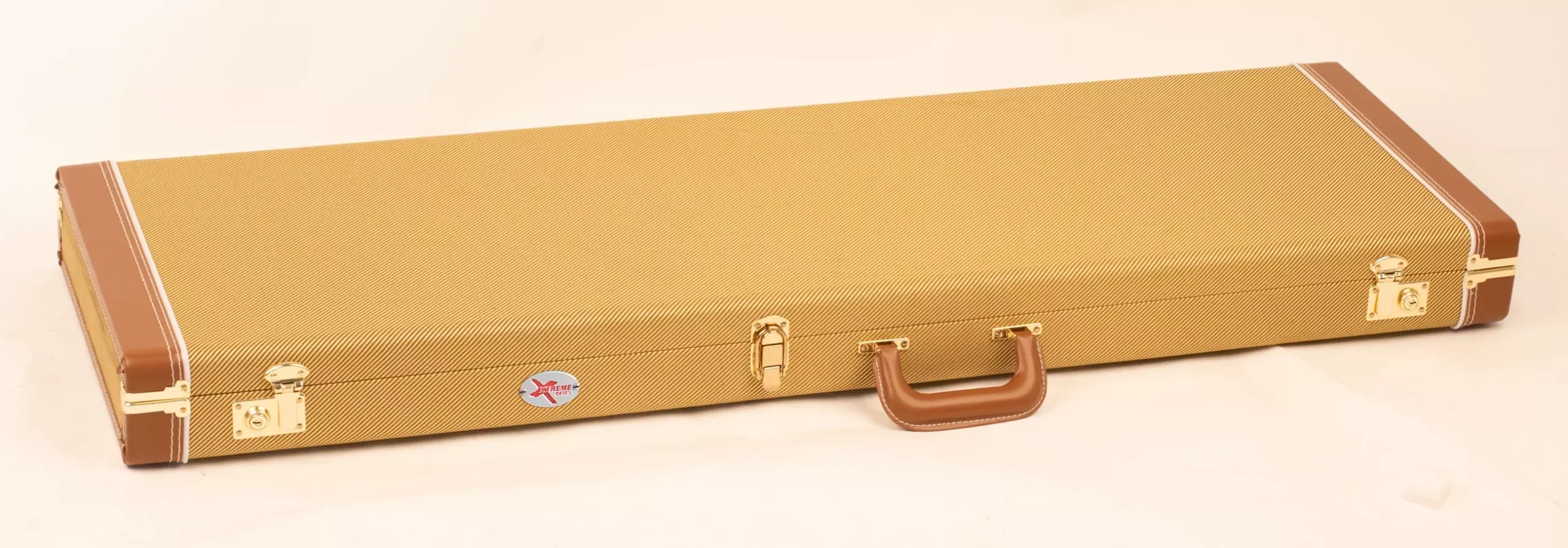 Xtreme Vintage rectangular electric guitar Case – Suit P or J style XC21TW
