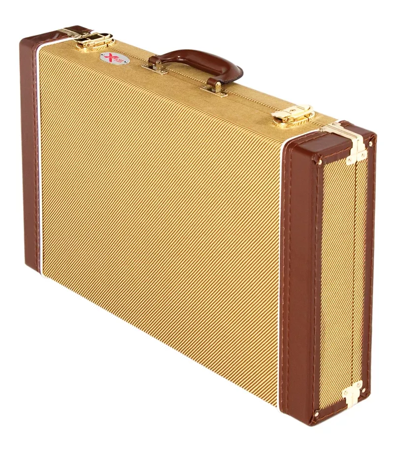 Xtreme Vintage style pedal road case with removable lid PC320