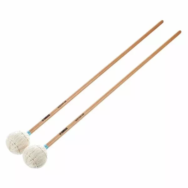 Yamaha MKAW-08 Marimba Mallets – Extra Soft Yarn Head, Birch Shaft