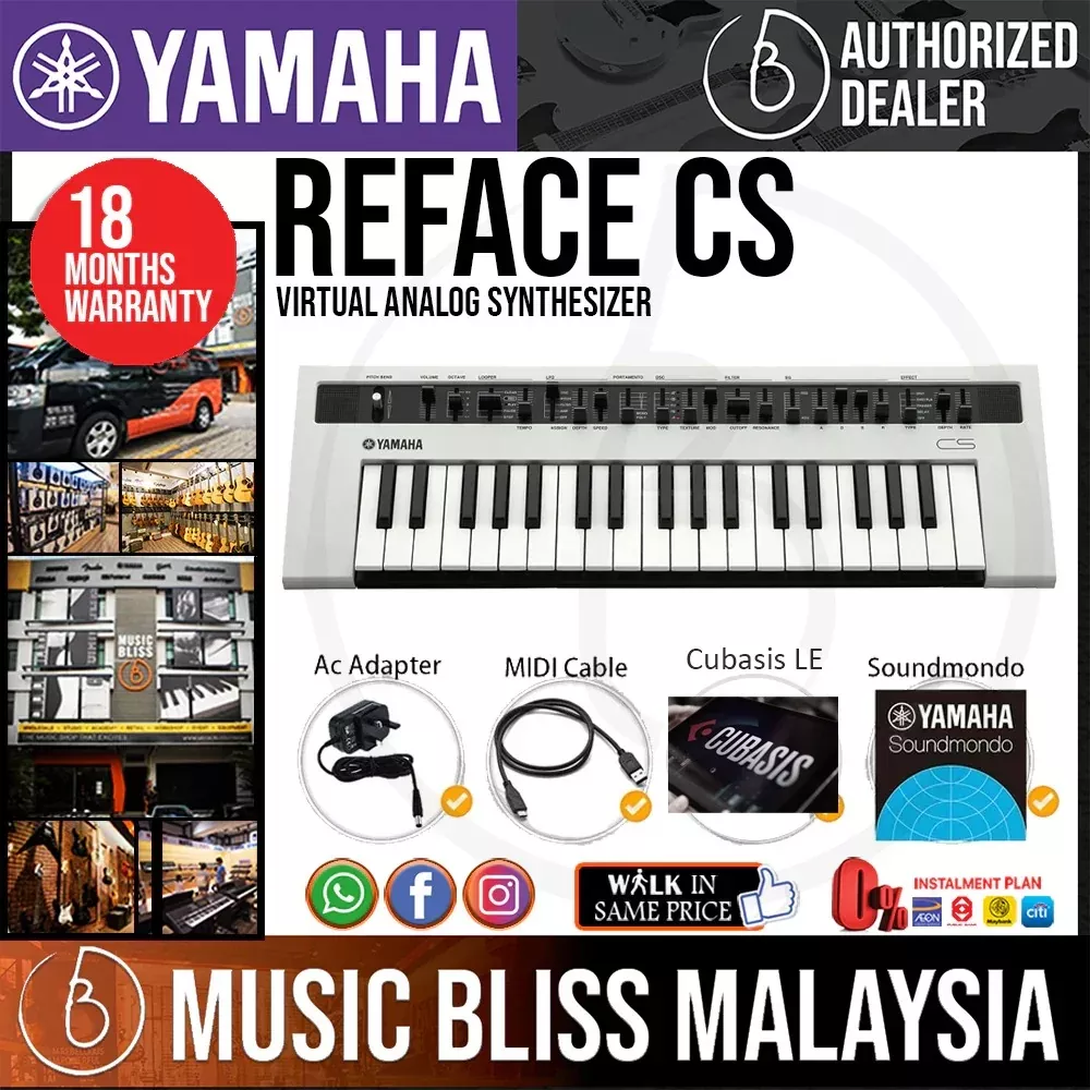 Yamaha Reface CS Virtual Analog Synthesizer