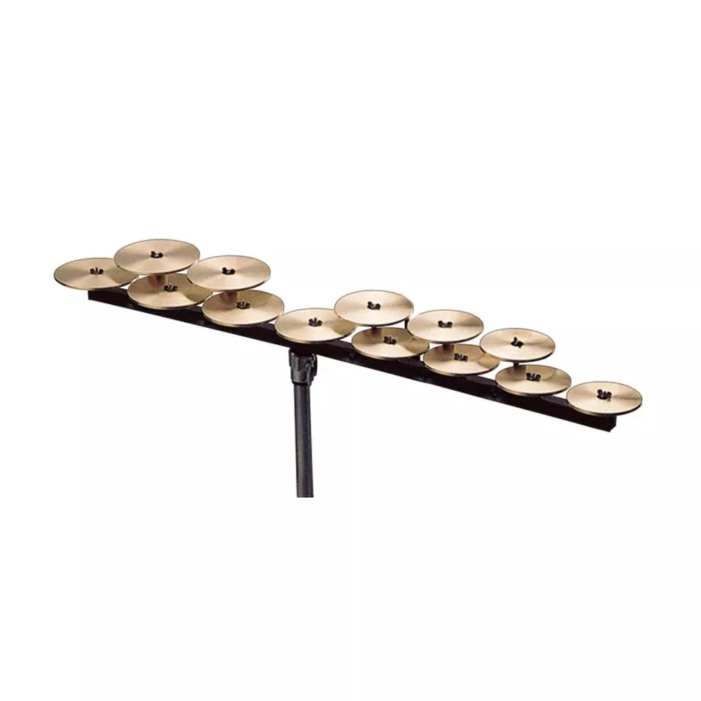 Zildjian 13 Note Low Octave Crotales – A440 Tuning – Bright Bronze Orchestral Set (SKU: P0625)