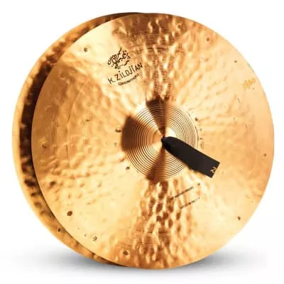 Zildjian 20″ K Constantinople Vintage Medium Heavy Clash Cymbals with Pad, Straps & Bag (Pair)