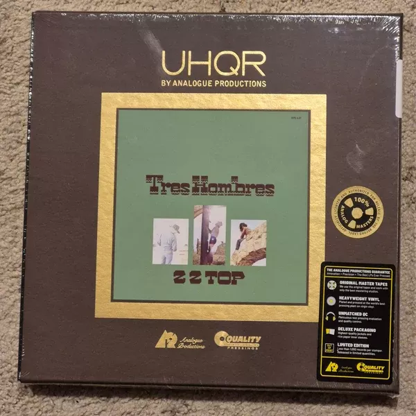 ZZ Top – Tres Hombres – Analogue Productions UHQR 45RPM 200G Clarity Vinyl 2 LP